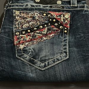 GUC Miss Me jeans size 31 inseam 30.